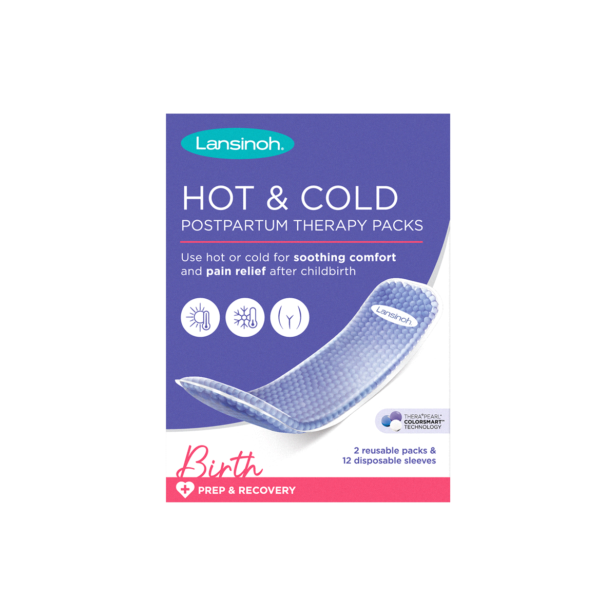 Lansinoh Hot Cold Postpartum Pack 2Ct