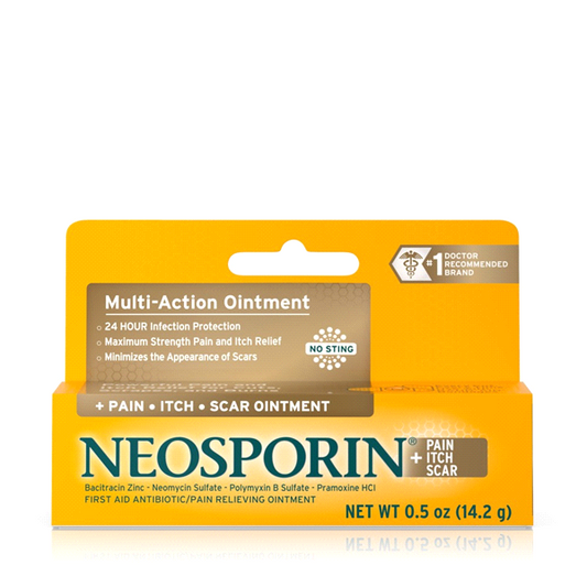 NEOSPORIN +PAIN ITCH SCAR OINTMENT .5OZ