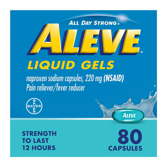 ALEVE 220MG LIQUID GELS 80CT