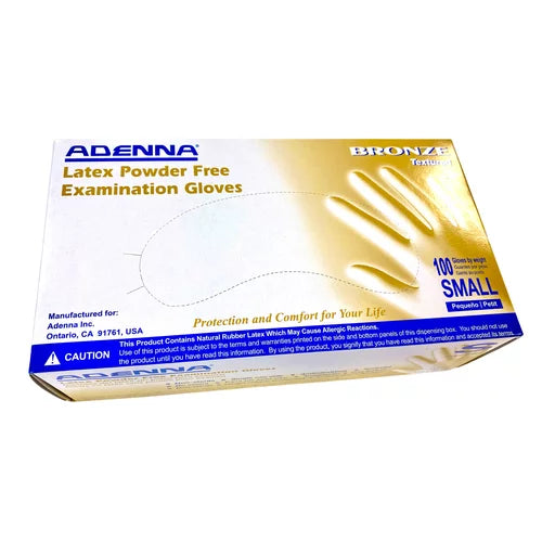 Adenna Powder Free Examination Gloves. Small 100 Ct