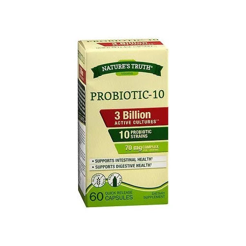 PROBIOTIC 10 70MG 3B CAPS 60CT NAT TRUTH