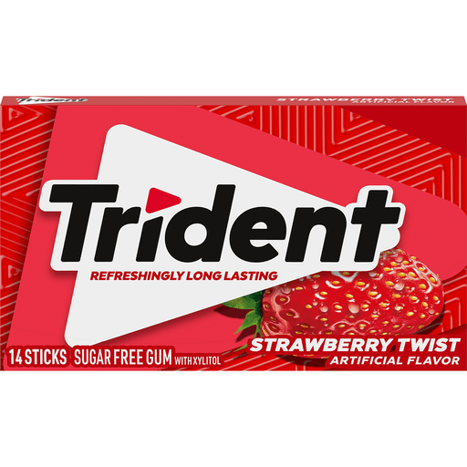 Trident Strawberry Twist 14 Stick Pkgs