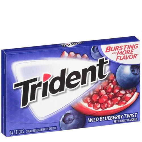 Trident Wild Blueberry Twist 14 Sticks