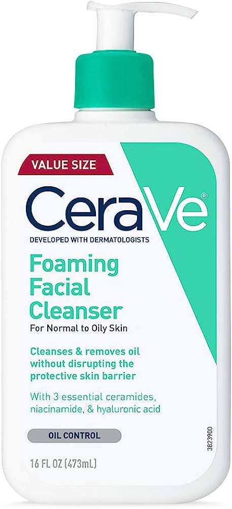 CERAVE FOAMING FACIAL CLEANSER LIQ 16OZ