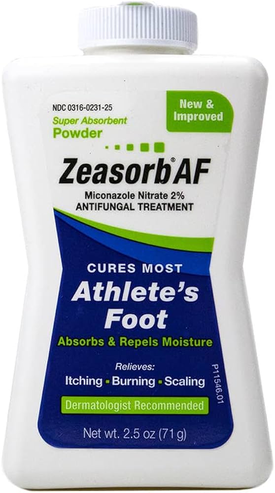 ZEASORB ATHLETES FOOT SKIN POWDER 2.5OZ

 