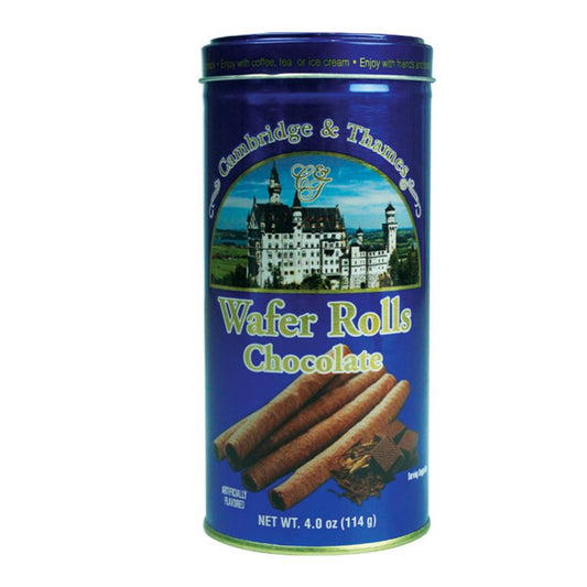 Cambridge & Thames Waffer Rolls Choc. 4 Oz