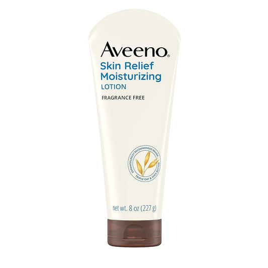 AVEENO LOTION SKIN RELIEF FRAGRANCE FREE MOISTURIZING 8OZ