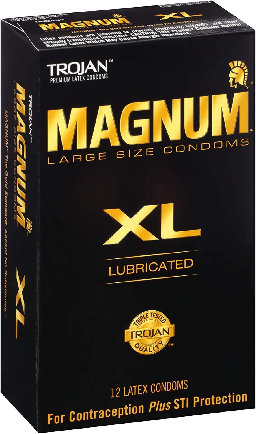 TROJAN MAGNUM XLARGE CONDOM 12CT