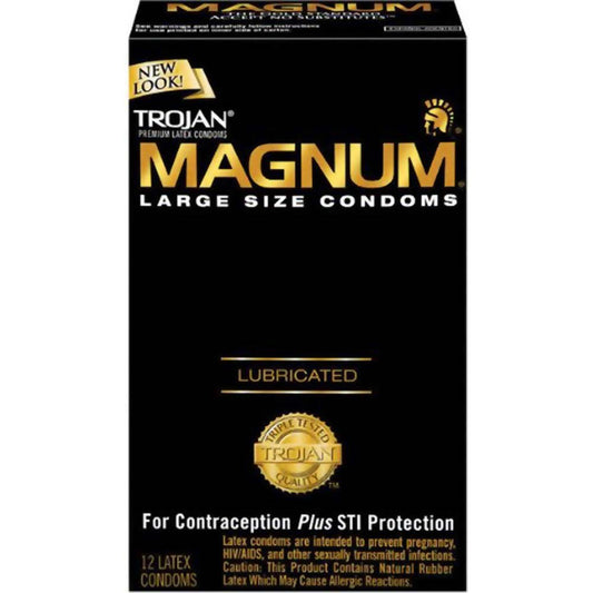 TROJAN MAGNUM CONDOM 12CT