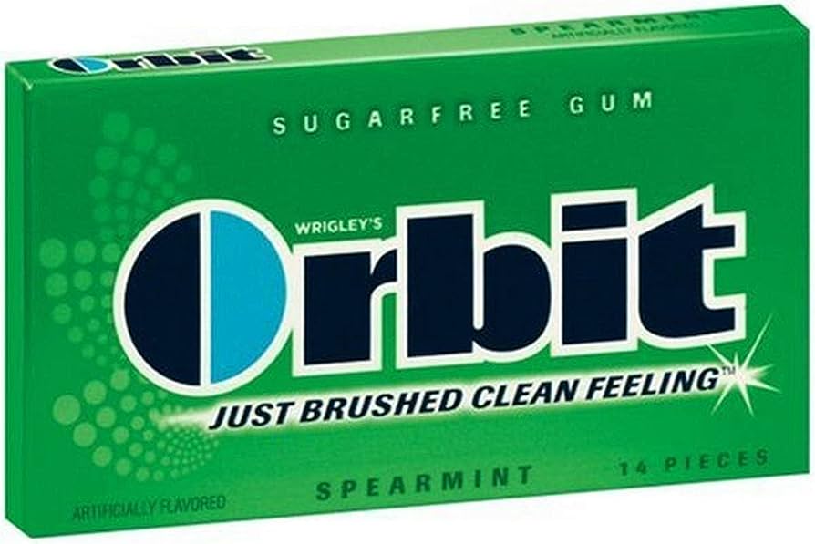 Wrigley's Orbit Gum Spearmint 14 Pieces