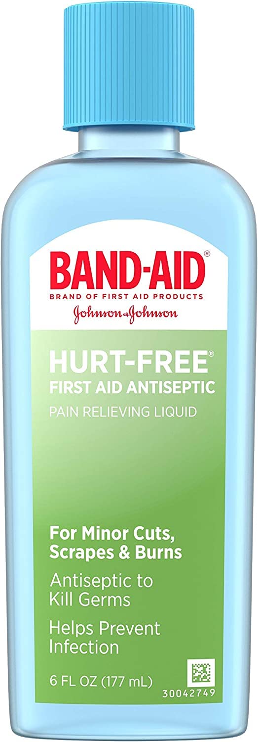 BAND-AID HURT-FREE ANTISEPTIC WASH 6OZ