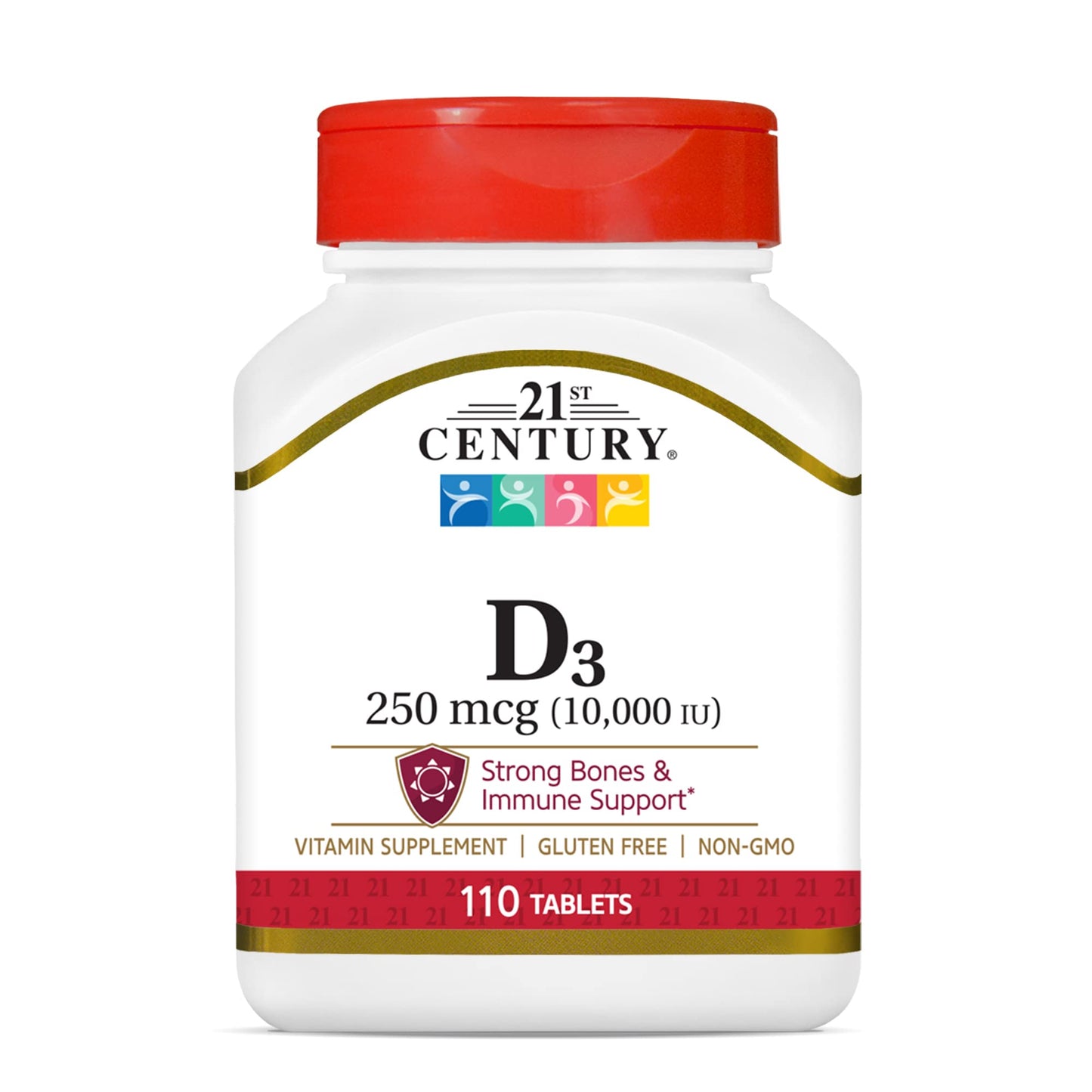 VITAMIN D3 10000IU EXT STR TAB 110 21ST