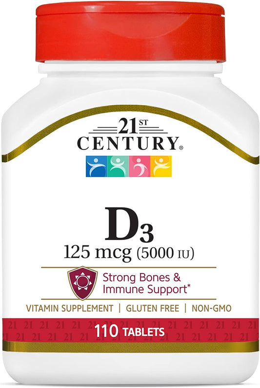 Century Vitamin D3 (5000iu) 100 Tablets