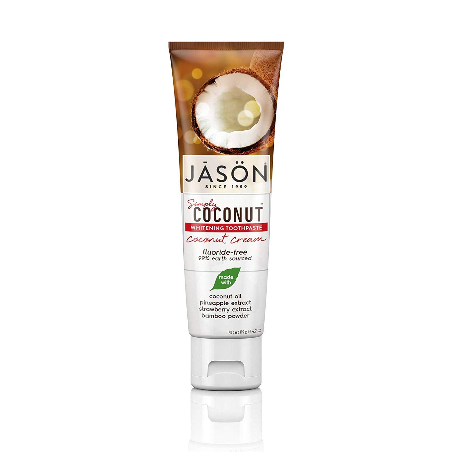 Jason Toothpaste Coconut Mint 4.2 Oz