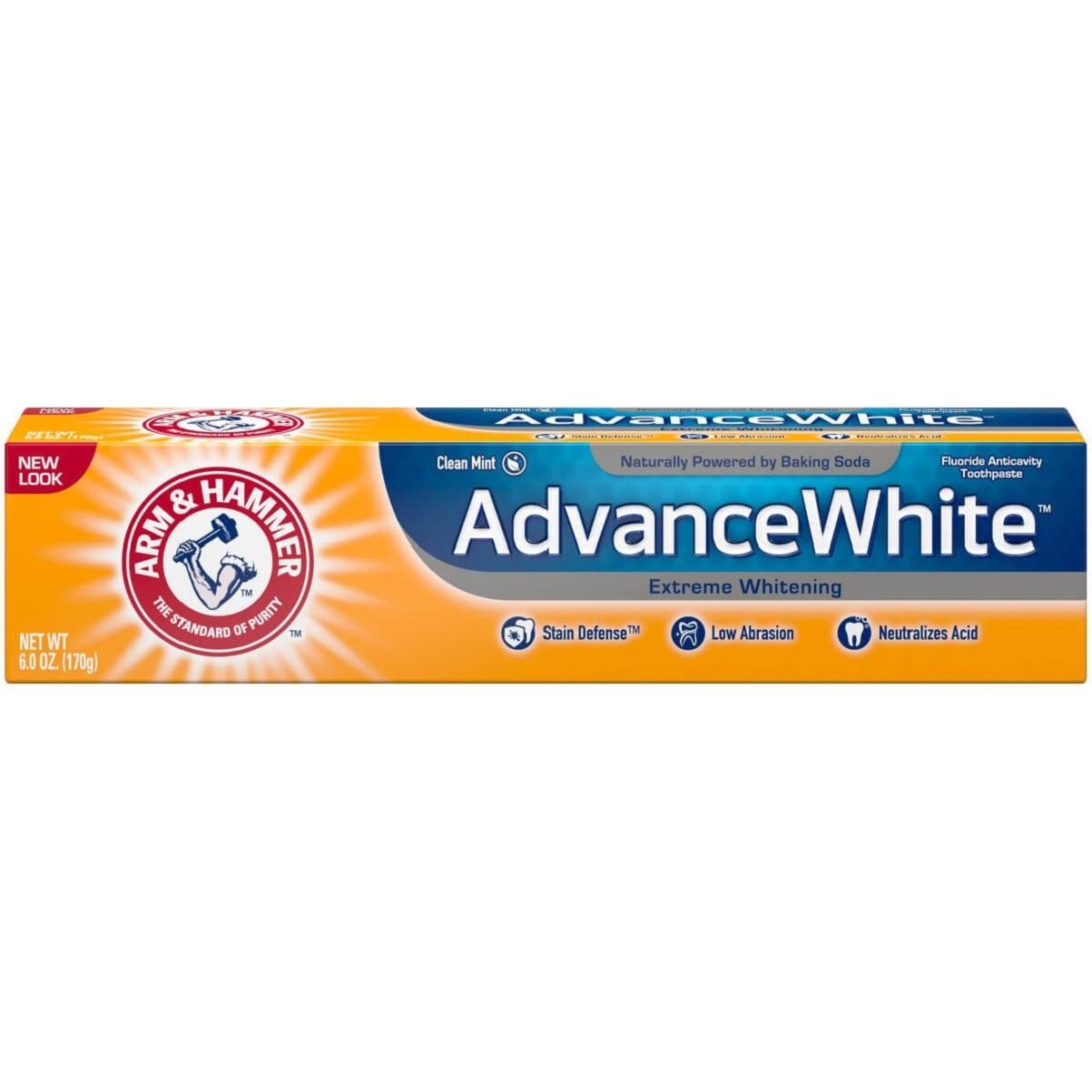 ARM & HAMMER ADVANCE WHITE TOOTHPASTE BAKING SODA...