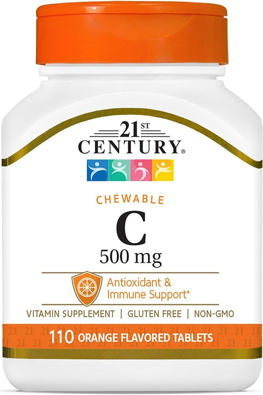 21 St Century Chewable C 500 Mg 110 Orange Flavored Tab
