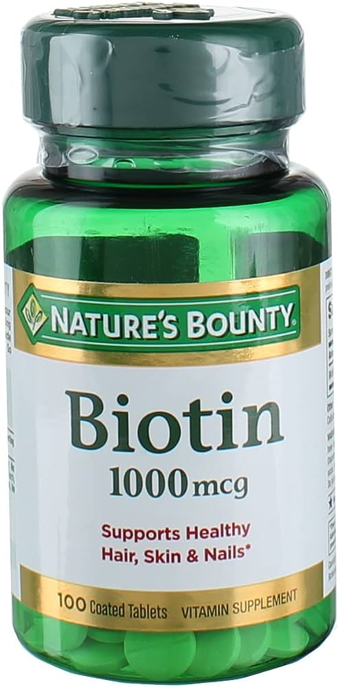 BIOTIN 1000MCG TABLET 100CT NATURES BOUNTY