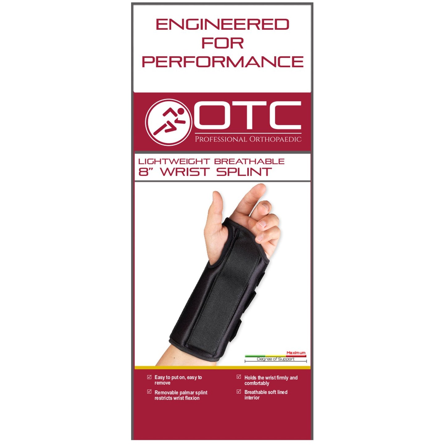 Otc Professional Orthopaedic Medium Wrist Splint