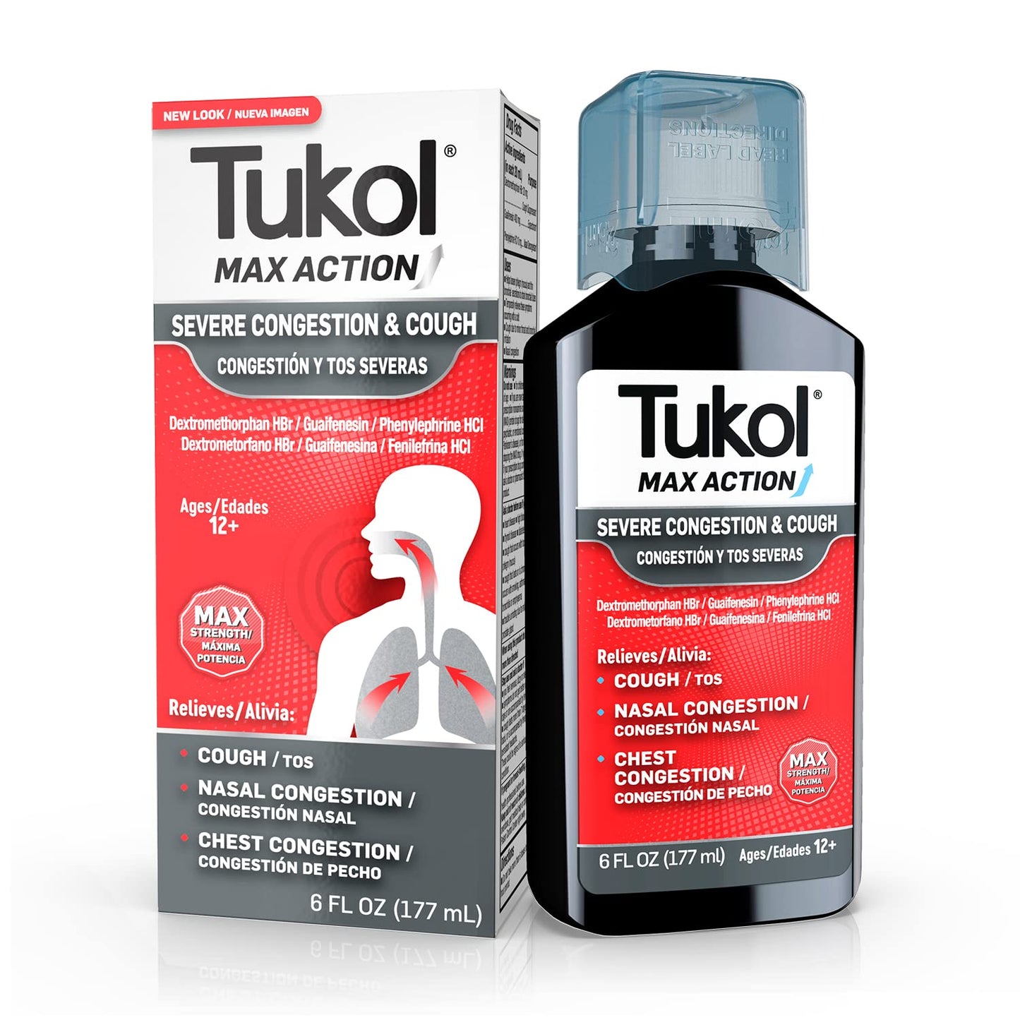 Tukol Max Action. Severe Congestion & Cough 6 Fl Oz