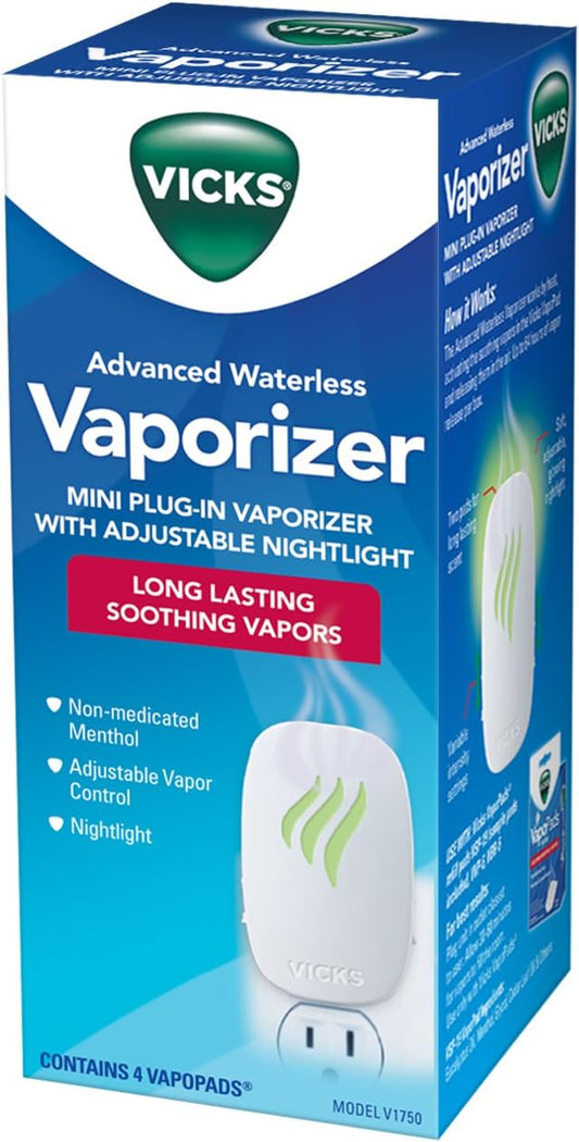 Vicks Waterless Vaporizer Contain 4 Vapopads