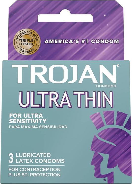 TROJAN ULTRA THIN CONDOM 3CT