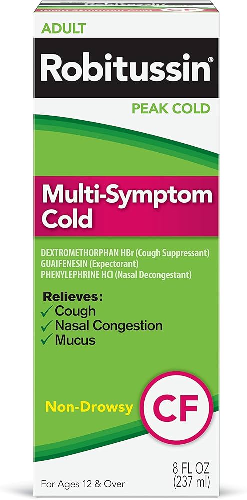 ROBITUSSIN PEAK COLD MULTI SYMPTOM 8OZ