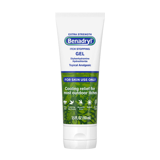 BENADRYL X/S ITCH STOP GEL 3.5OZ