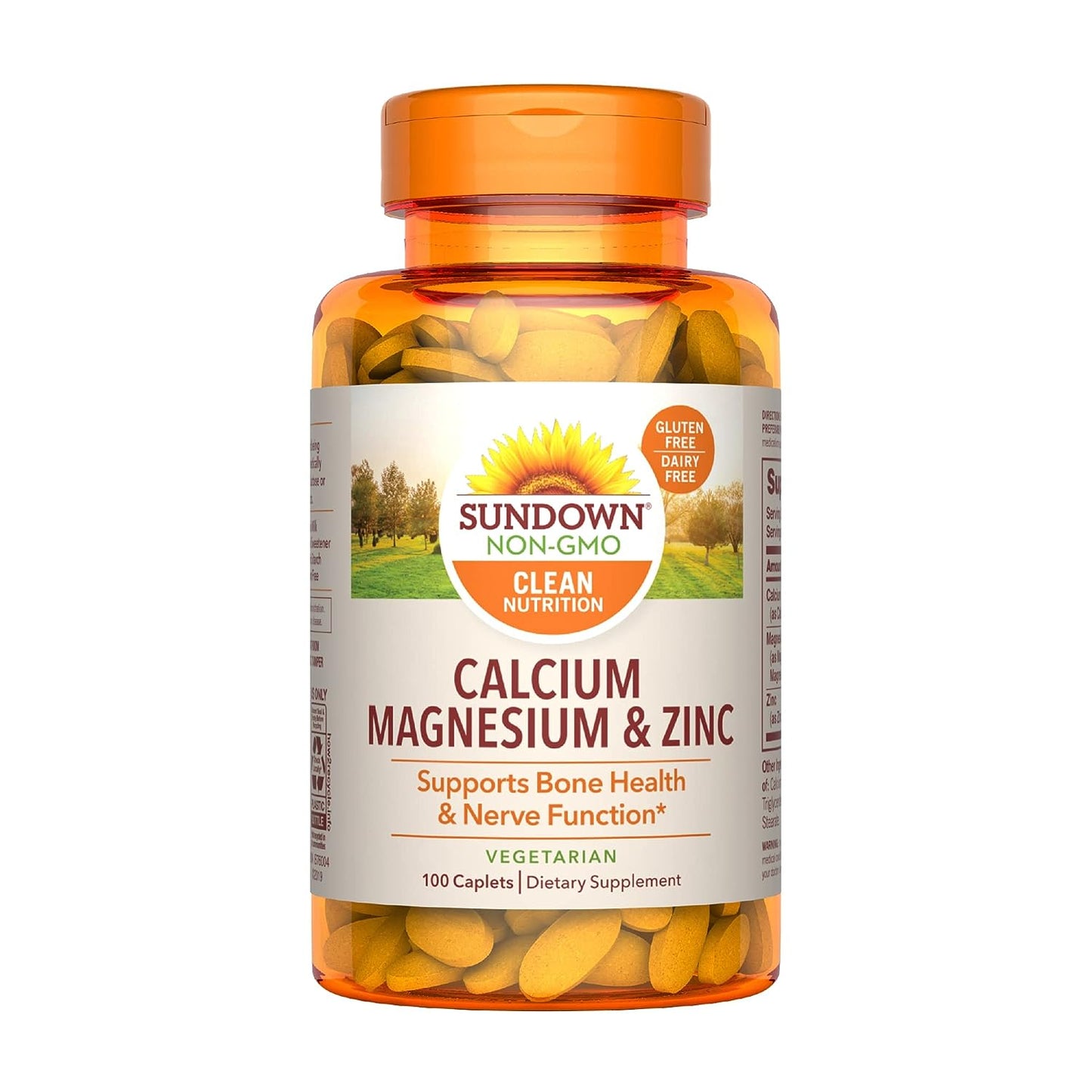 CALCIUM/MAG/ZINC CAPLET 100CT SUNDWN