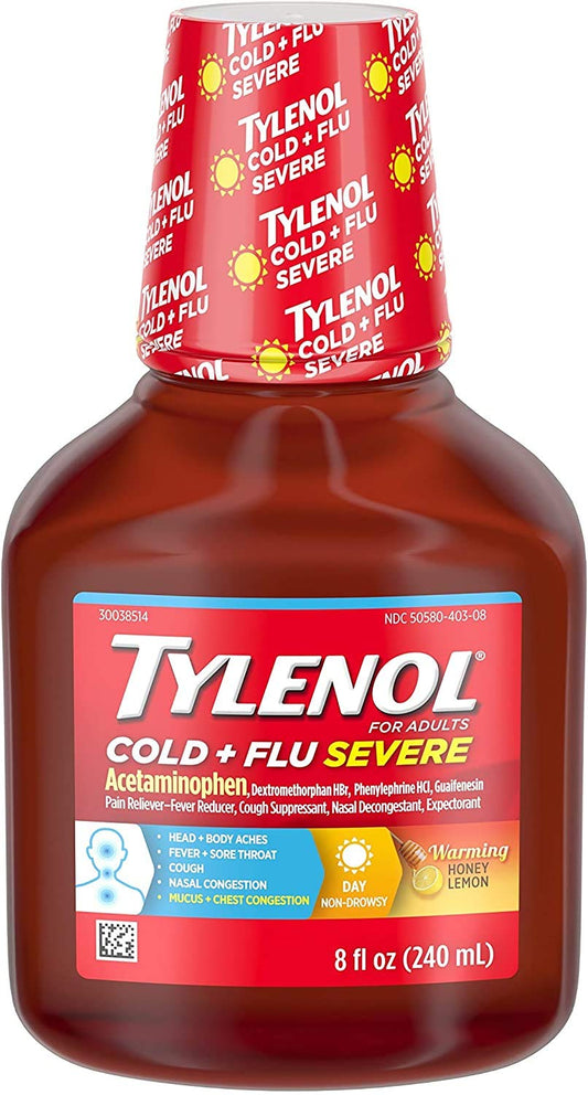 TYLENOL LIQUID WARMING DAY HONEY 8OZ