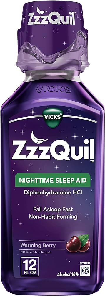 ZZZQUIL NIGHTTIME SLEEP AID LIQUID 12OZ