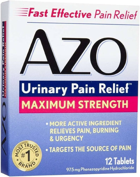 AZO STANDARD TABLET MAX STRENGTH 12CT