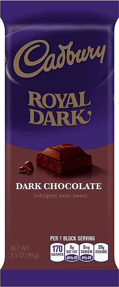 Cadbury Royal Dark Bar 3.5 Oz