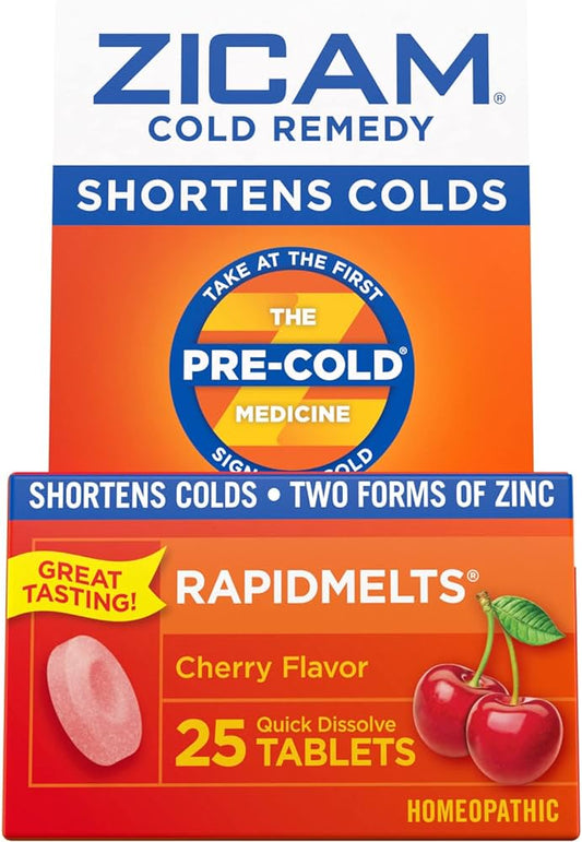 ZICAM RAPIDMELT CHERRY 25CT