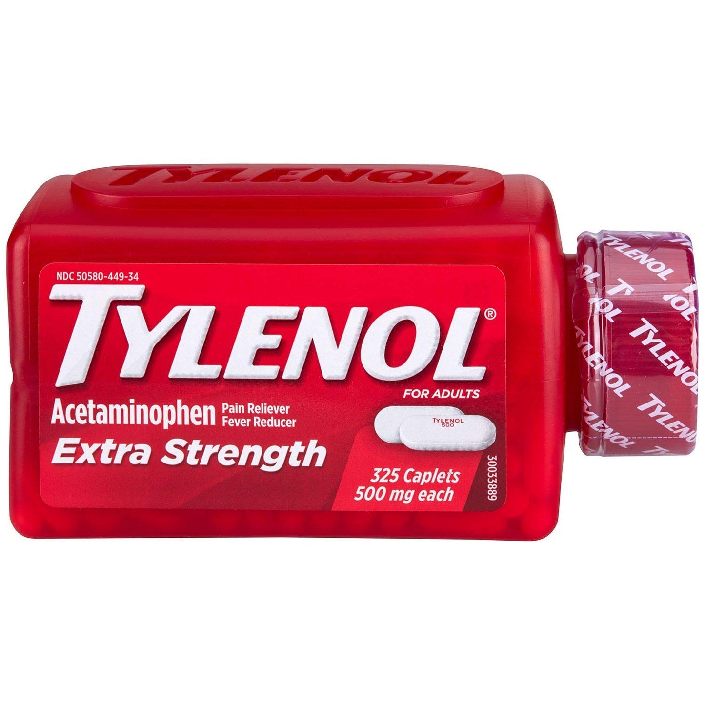 Tylenol Extra Strength 325 Cap. 500 mg.