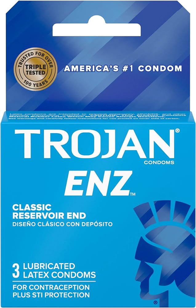 TROJAN ENZ LUBE CONDOM 3CT