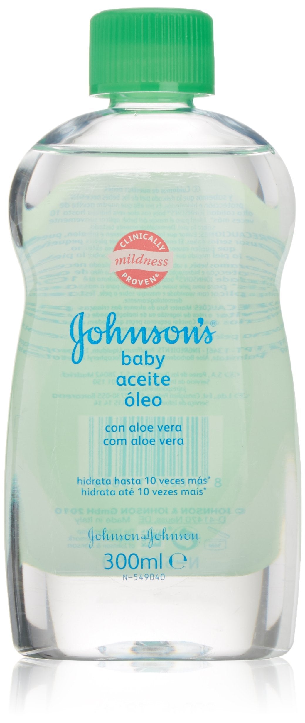 Johnsons Aloe Vera Baby Oil 300 ml