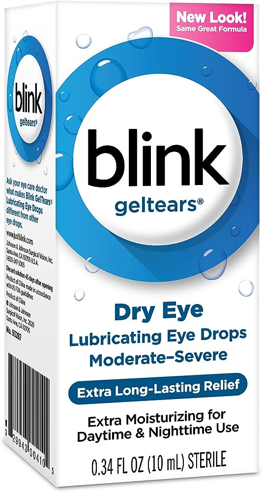 BLINK GEL TEARS DRY EYE DROPS 10ML