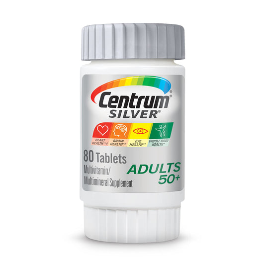 CENTRUM SILVER ADULT 50+ MULTI TAB 80CT