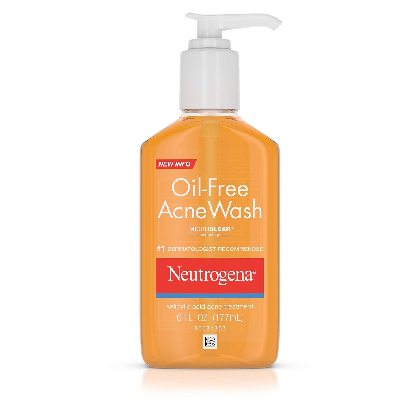 NEUTROGENA O/F ACNE WASH 6OZ