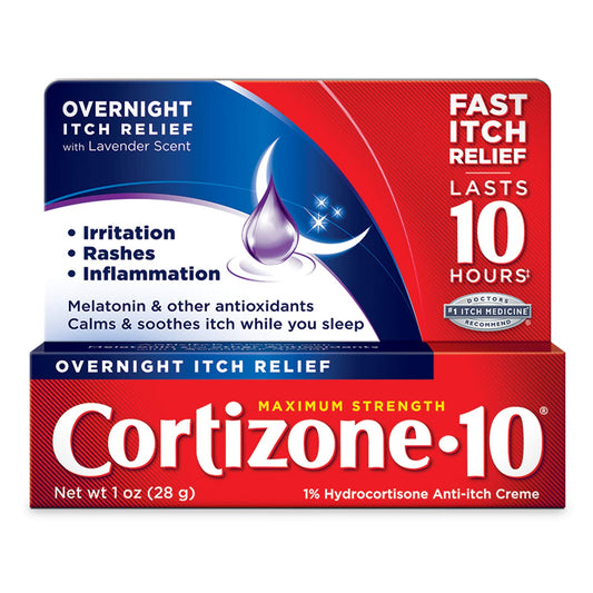 CORTIZONE-10 OVERNIGHT ITCH CREME 1OZ