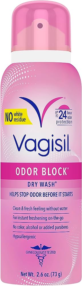 Vagisil Dry Wash odor Block Spray 2.6 Oz