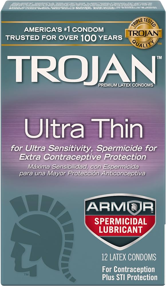 TROJAN ULTRA THIN CONDOM 12CT