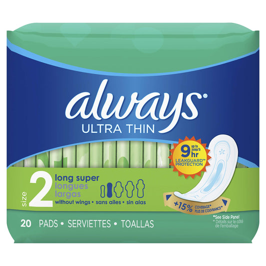 Always Ultra Thin Size #2 20 Pads