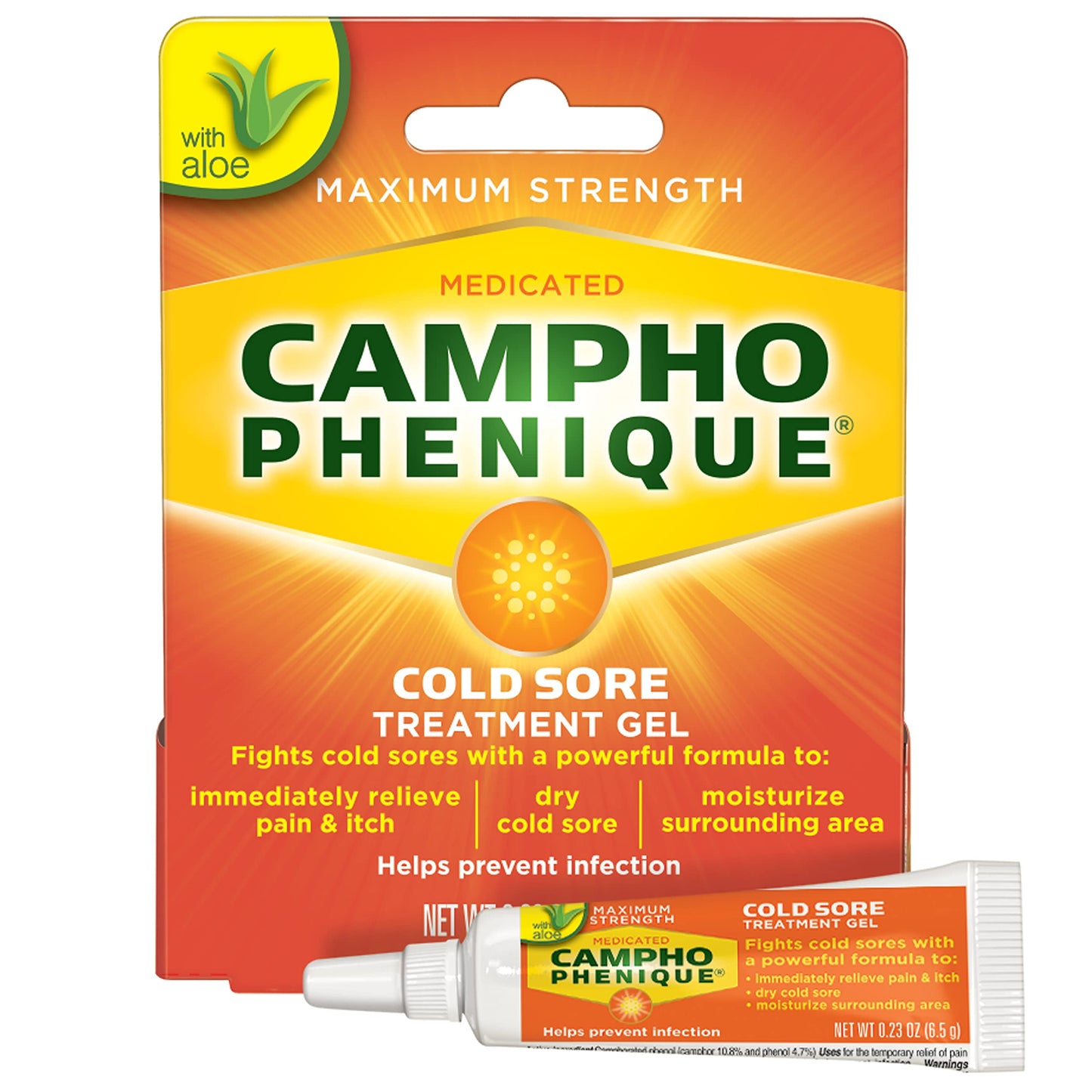 CAMPHO PHENIQUE COLD SORE GEL 0.23OZ