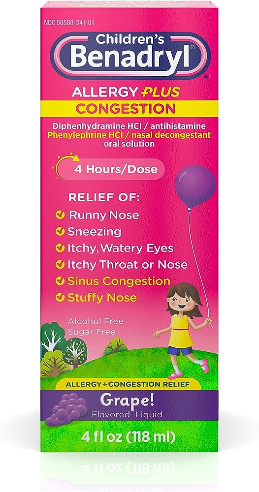 BENADRYL-D KIDS ALLRGY/SINUS LIQ GRP 4OZ