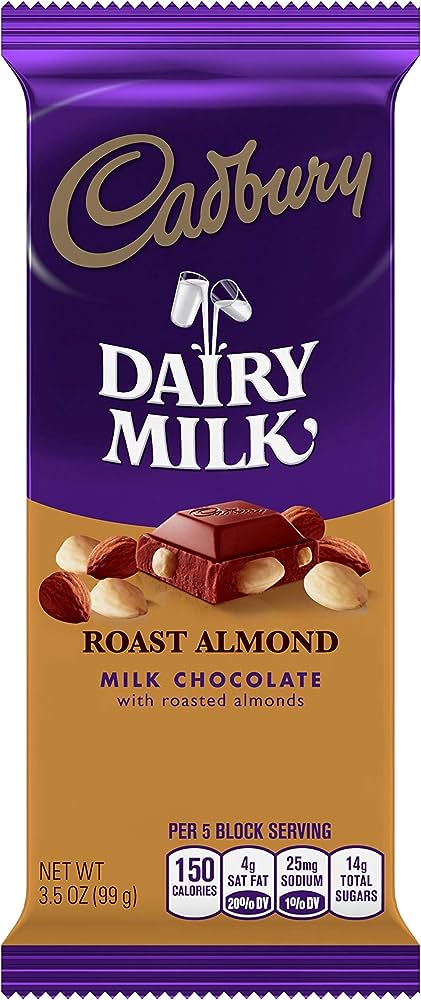 Cadbury Dairy Milk Roast Almond Chocolate