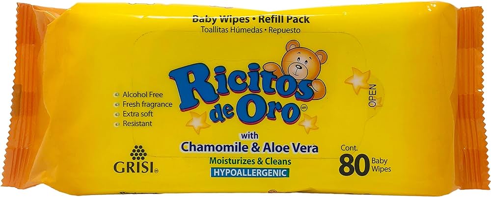 Ricitos De Oro  Baby Wipes 80's