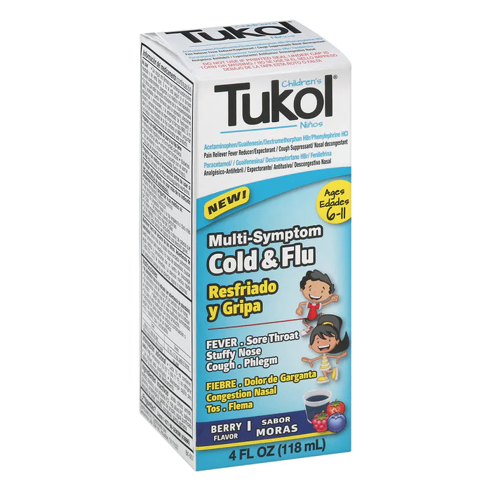 Tukol Children's Mult.Symptom. Cold & Flu 4 Fl Oz