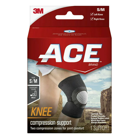 ACE COMPRESSION KNEE SUPPORT S/M