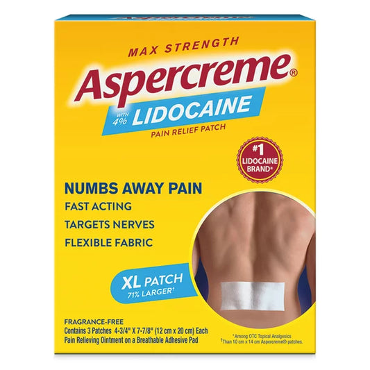 ASPERCREME LIDOCAINE PATCH XL 3 CT